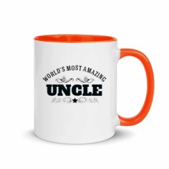 11oz Ceramic Mug with Color Inside