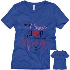 Cosmo Mom V-Neck White