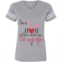 Ladies Relaxed Fit Vintage Sports Tee