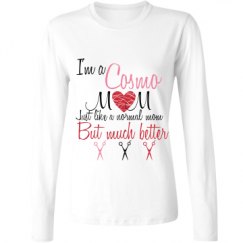 Ladies Relaxed Fit Basic Long Sleeve Tee
