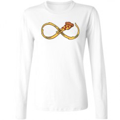 Ladies Relaxed Fit Basic Long Sleeve Tee