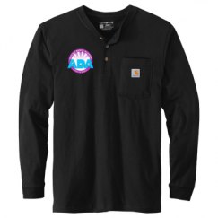 Unisex Carhartt Long Sleeve Henley Tee