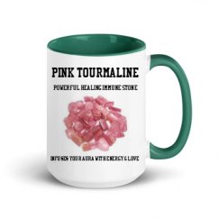 15oz Ceramic Mug with Color Inside