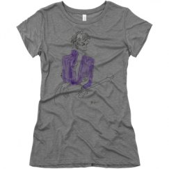 Ladies Slim Fit Super Soft Triblend Tee