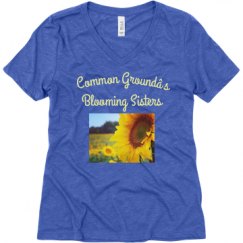 Ladies Relaxed Fit Super Soft Triblend V-Neck Tee