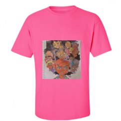 Unisex Ultra Cotton Safety Neon Crewneck Tee