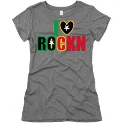 Ladies Slim Fit Super Soft Triblend Tee
