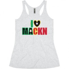 Ladies Slim Fit Super Soft Racerback Triblend Tank