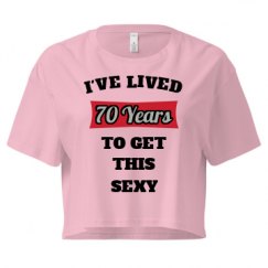 Ladies Festival Cali Crop Top Tee