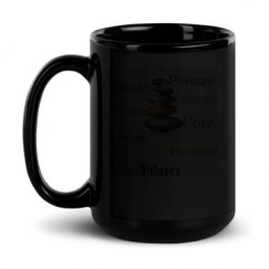 15oz Black Glossy Mug