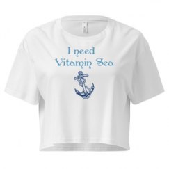 Ladies Festival Cali Crop Top Tee