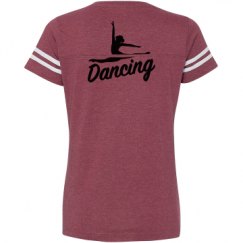 Ladies Relaxed Fit Vintage Sports Tee