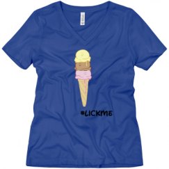 Ladies Relaxed Fit V-Neck Tee