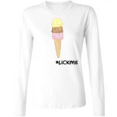 Ladies Relaxed Fit Basic Long Sleeve Tee