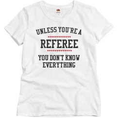 Referee knows everything