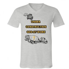 Unisex V-Neck Jersey Tee