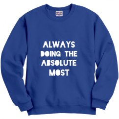 Unisex Film and Foil Crewneck Sweatshirt