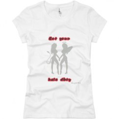Ladies Slim Fit Basic Promo Jersey Tee