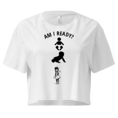 Ladies Festival Cali Crop Top Tee