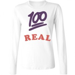 Ladies Relaxed Fit Basic Long Sleeve Tee