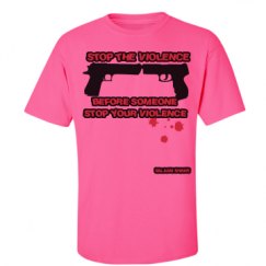 Unisex Ultra Cotton Safety Neon Crewneck Tee