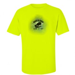 Unisex Ultra Cotton Safety Neon Crewneck Tee