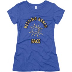 Ladies Slim Fit Super Soft Triblend Tee