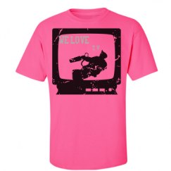 Unisex Ultra Cotton Safety Neon Crewneck Tee