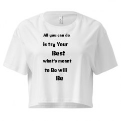 Ladies Festival Cali Crop Top Tee