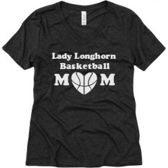 Ladies Relaxed Fit Super Soft Triblend V-Neck Tee