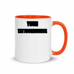 11oz Ceramic Mug with Color Inside