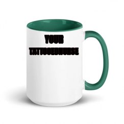 15oz Ceramic Mug with Color Inside