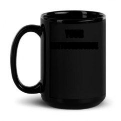 15oz Black Glossy Mug