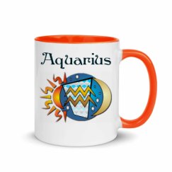 11oz Ceramic Mug with Color Inside