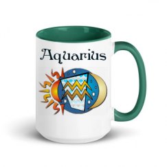 15oz Ceramic Mug with Color Inside