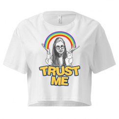 Ladies Festival Cali Crop Top Tee