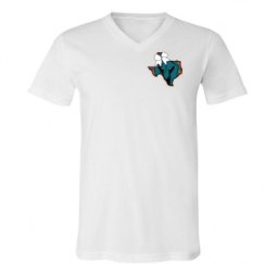 Unisex V-Neck Jersey Tee