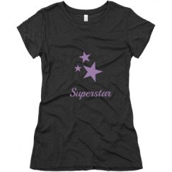 Ladies Slim Fit Super Soft Triblend Tee