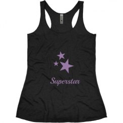 Ladies Slim Fit Super Soft Racerback Triblend Tank