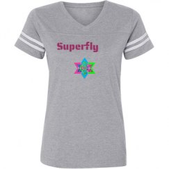 Ladies Relaxed Fit Vintage Sports Tee