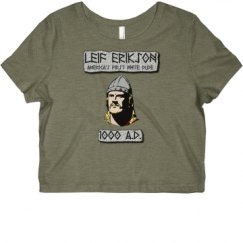 Ladies Slim Fit Crop Top Tee