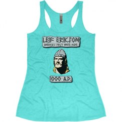 Ladies Slim Fit Super Soft Racerback Triblend Tank