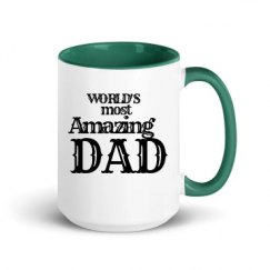 15oz Ceramic Mug with Color Inside