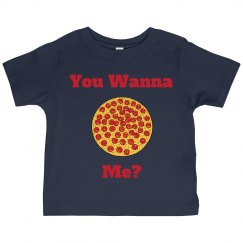 You Wanna Pizza Me? (toddler, navy)