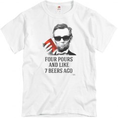 Four Pours - Abe Lincoln  grey