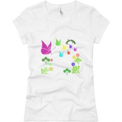 Ladies Slim Fit Basic Promo Jersey Tee