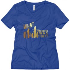 Ladies Relaxed Fit V-Neck Tee