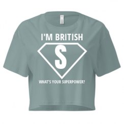 Ladies Festival Cali Crop Top Tee