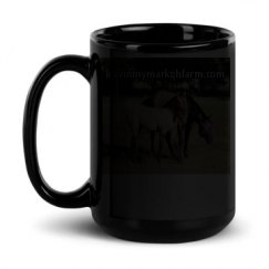 15oz Black Glossy Mug
