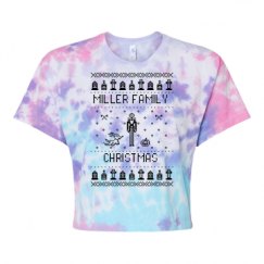 Women's Tie Dye Crop Top Tee